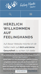 Mobile Screenshot of feelinghands.at